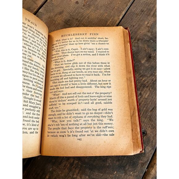 The Adventures of Huckleberry Finn Mark Twain 1918, Collectible, Hardcover - Picture 8 of 9